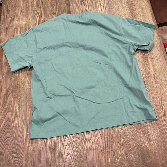 NWT Converse Mens Converse Sensory Graphic T-Shirt Crewneck Cotton Green Size M - Picture 2 of 5